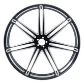 Custom Chrome 23 3.5" Black Anodized Front Wheel Rim The Vee Fits For Harley Touring 2008-2024