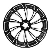 Custom Chrome 18" 5.5" Black Billet Rear Wheel Rim 10 Spoke Fit For Harley Touring Glide 2008+