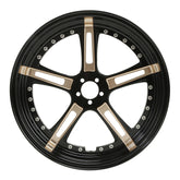 Custom Chrome 18 3.5" Billet CNC Front Wheel Rim 5 Spokes Black Anodized Fits For Harley Touring Custom