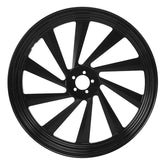 Custom Chrome 18" 3.5" CNC Black Billet Front Wheel Rim 10 Spoke Fit For Harley Touring Custom