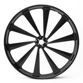 Custom Chrome 30" 3.5" CNC Black Billet Front Wheel Rim 10 Spoke Fit For Harley Touring Custom