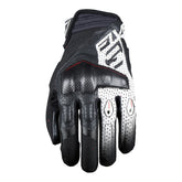 Five 5 Gloves 02 Street RSC EVO Leather Men's Motorcycle Size S~XXXL Black+White