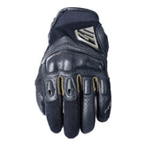 Five 5 Gloves 02 Street RS2 EVO Leather Men's Motorcycle Size M~XXXL Black+Khaki
