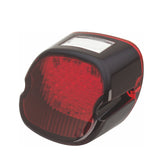 Custom Chrome Blkout Ladwn Taillight Lenses & LED Lights Fit For Harley Sportsters XL 1999-Up