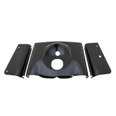 Custom Chrome Smooth 3-Piece Fork Tins Covers Kit Chrome Black Fit For Harley Softail FLST 2000-2015