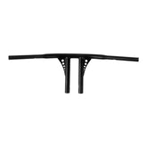 Santee 8" Rise 1-1/4" Straight-Up T-Bar Handlebar Gloss Black Chrome Fit For Harley 82-up 3.5" C to C Hole