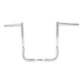 Santee 17" Rise Handlebar 1.25"Ape Hanger Bar Fit For Harley Touring FLHT 1982-up Gloss Black Chrome