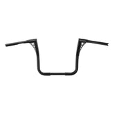 Custom Chrome 1.25" Fat Handlebar 15" Rise Hanger Bar Gloss Black Chrome Fit For Harley Touring FLHF/FLHT 82-13