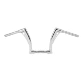 Custom Chrome 1.25" Fat Handlebar 11" Rise Hanger Bar Chrome Gloss Black Fit For Harley Electra Glide FLHT