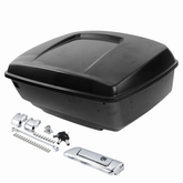 Custom Chrome 13.7"King Tour Pack W/ Speaker Cut Outs Unpainted Fit For Harley Touring Trunk 14-UP