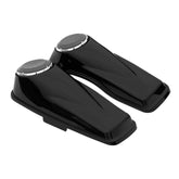 Custom Chrome CVO Saddlebag Lids w/ 6.5"Speaker Grills Unpainted For Harley Touring 14+