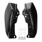 HR3 Vivid Black Mid-Frame Air Deflectors For Harley Touring and Trike Models 09-24