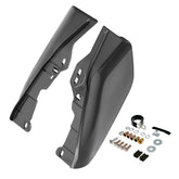 HR3 Industrial Gray & Silver Gray Mid Frame Air Heat Deflectors For Harley Touring and Trike Models 09-24
