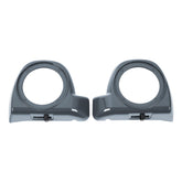 HR3 Apple Green / Gunship Gray Lower Fairing Speaker Pods For Harley Touring Models 2014-2024