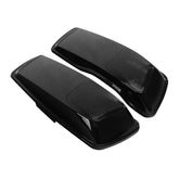 HR3 Vivid Black 6 X 9" Saddlebags Lid Speaker Cutouts W/ Grill For Harley Touring Models 2014-2023