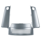 HR3 Barracuda Silver Denim Rear Fender Filler Panel For Harley 2014-2023 FLHX FLHXS, 2015-2023 FLTRX FLTRXS