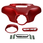 HR3 Wicked Red Denim Outer Batwing Fairing Cowl Upper 2019 STREET GLIDE SPECIAL(FLHXS)