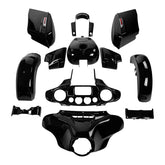 HR3 Vivid Black Complete Body Fairing Kit For Harley Street Glide Special FLHXS 14-23