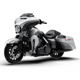 HR3 Silver / Black Honeycomb Fade Complete Body Fairing Kit For Harley CVO Street Glide FLHXSE 14-23