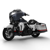 HR3 Charred Steel & Lightning Silver Complete Body Fairing Kit For Harley CVO Street Glide FLHXSE 14-23