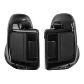 HR3 Vivid Black Vented Lower Fairing Kit With 6.5" Speaker Pods For Harley Touring models 2014-2024