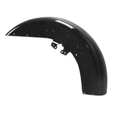 HR3 Vivid Black Motorcycle 18" Front Mudguard Fender (can be installed with lighting)For Harley Touring Electra Glide Ultra Limited Tri Glide 14-23