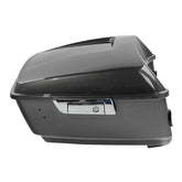 HR3 Industrial Gray King Size Touring Trunk Luggage with Speaker Cut Outs For 14-24 Harley Touring