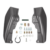 HR3 Charcoal Denim Mid-Frame Air Deflectors For Harley Touring and Trike Models 09-24