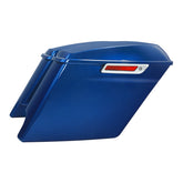HR3 Superior Blue 5" Stretched Extended Saddlebags For Harley Touring 2014-2022