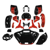 HR3 Sunset Orange / Sunset Black Fade Complete Body Fairing Kit For Harley CVO Road Glide FLTRXSE 15-23