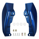 HR3 Superior Blue 2015S Mid Frame Air Heat DeflectorsFor Harley Touring and Trike Models 09-24