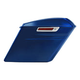 HR3 Superior Blue 2015S 5" Stretched Extended Saddlebags For Harley Touring 2014-2022