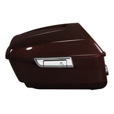 HR3 Midnight Crimson King Size Touring Trunk Luggage with Speaker Cut Outs For 14-24 Harley Touring