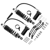 Custom Chrome Rear Air Ride Suspension Kit +Air Tank Fit For Harley Touring Street Glide 94-24