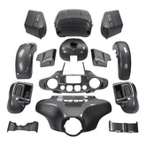 HR3 Gauntlet Gray Metallic Complete Body Fairing Kit For Harley Ultra Limited FLHTK 14-23