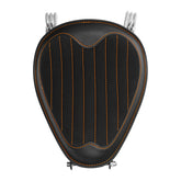 C.C.Rider Dyna Solo Spring Seat Chopper Style Motorcycle Seat For FXDWG Dyna / FXD Models Switchback Super Glide, 2007-2017