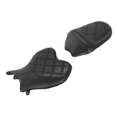 C.C. RIDER BMW S1000RR Seat Rider Passenger Seat Pillion Cushion Black Diamond Stitching For BMW S1000RR, 2019-2025