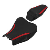 C.C. RIDER Z900 Front And Rear Seat Fit For Kawasaki Z900 Carbon Fiber Red and Black, 2017-2024