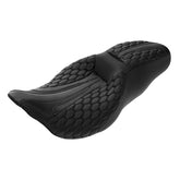 C.C. RIDER Touring Seat 2 up Seat Driver Passenger Seat For Harley Touring Street Glide Road Glide Electra Glide, 2008-2023