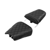 C.C. RIDER CBR600FS CBR600FR CBR600F4i Two Piece Seat Black Lattice For Honda, 2001-2003