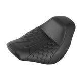 C.C. RIDER Softail Seat Low Rider Solo Driver Seat Black Honeycomb Standard Reach For FXLR FXLRS FXLRST, 2018-2025