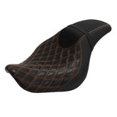 C.C. RIDER VT750C2 VT750C2B One Piece Seat Lattice Stitching Fit For Honda Shadow Spirit 2007-2015 Shadow Phantom 2009-2024