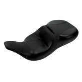 C.C. RIDER Touring Seat 2 Up Seat Driver Passenger Seat For Harley CVO Street Glide Road King Black Color Road Glide Electra Glide, 1997-2007