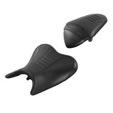 C.C. RIDER Ninja 400 Z400 Front And Rear Seat Fit For Kawasaki Ninja400 Black Carbon Fiber, 2018-2024