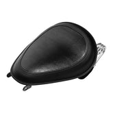 C.C. Rider Alcantara Solo Spring Seat for Harley Dyna Super Glide/Wide Glide 2007-2017 (Black Stitching)