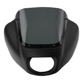 HR3 Black Denim Headlight Fairing & Windshield Fit For Harley Softail FXBB FXLR 2018-2022