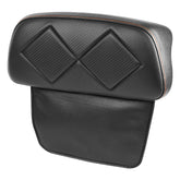 C.C. RIDER Razor Chopped Pack Trunk Backrest Passenger Red Backrest Pad For Harley Touring CVO Road Glide Electra Glide Road King, 2014-2025