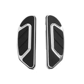Tour Ease Rear Passenger Footboards Pegs Gloss Black Chrome Fit For Harley Touring Softail Dyna #27