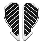Tour Ease Chrome Black Passenger Floorboards Footboard Kit Fit For Harley Touring Softail