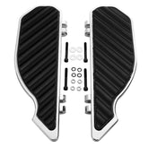 Tour Ease Chrome Black Rider Floorboards Footboard Fit For Harley Touring 86+Softail 86-17